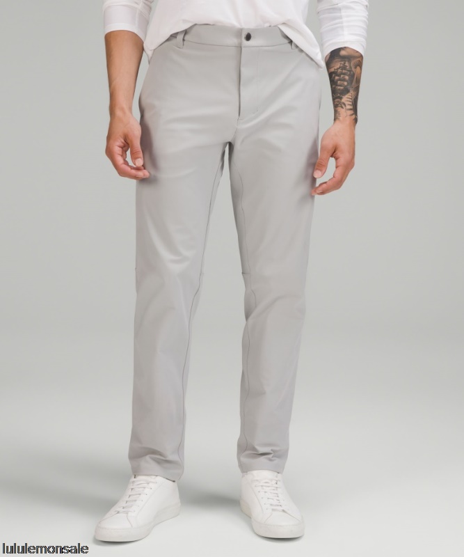 Lululemon Deutschland DELULU694 | Lululemon Deutschland Seal Grey Commission Classic-Fit Hose 32 Warpstreme